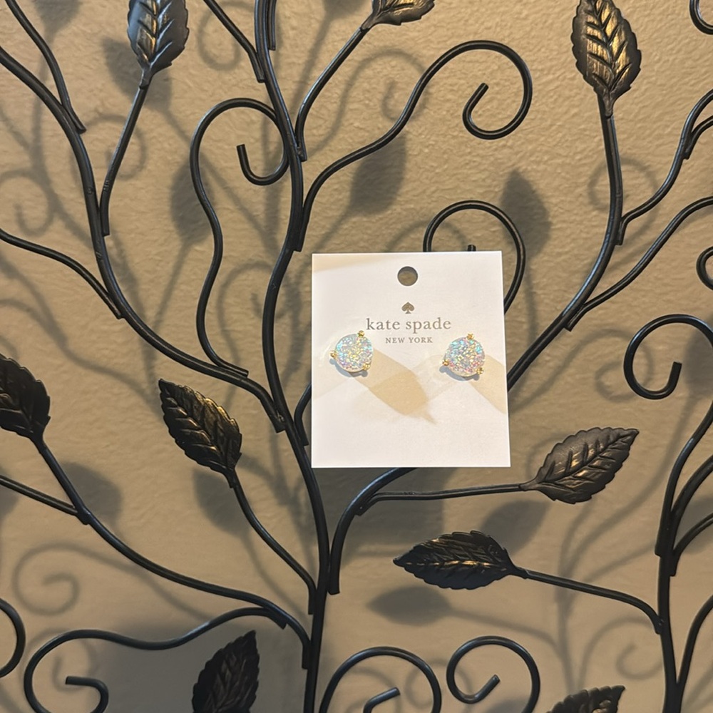 NWT Kate Spade New York Opal Glitter Ride And Shine Stud Earrings - Picture 2 of 9